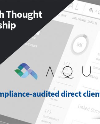 Compliance-audited direct client communication
