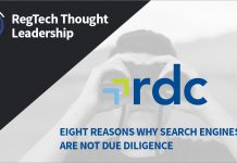 RDC: Eight reasons why search engines are not due diligence