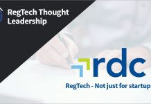 RegTech – Not just for startups