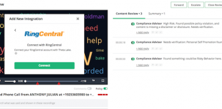 Theta Lake AI Compliance for RingCentral