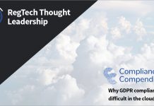 Compliance Compendium: Why GDPR compliance is difficult in the cloud