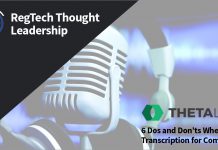 Theta Lake – 6 Dos and Don’ts When Using Transcription for Compliance