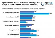 Agentic AI tops vendor investment plans by a wide margin as FIs take a more measured approach technology priorities for risk and compliance